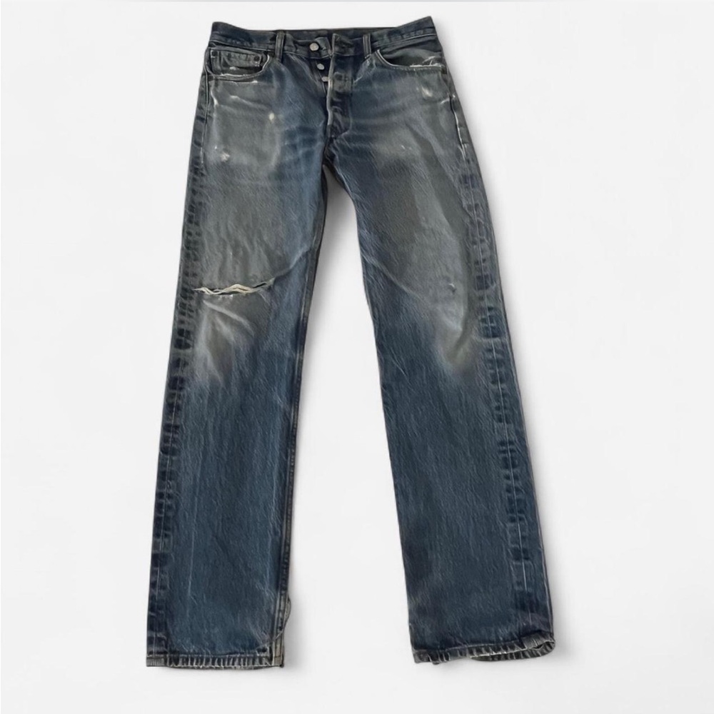 Levi's 501 Straight Blue Denim Jeans Men 33